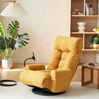 Swivel Leisure Chair with Adjustable Head and Waist