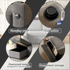 2 in 1 Pull Out Sofa Bed with Storage and Charging Port