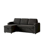 2 in 1 Pull Out Sofa Bed with Storage and Charging Port
