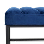 Modern Metal Base Upholstered Bench for Bedroom for Entryway