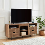 60 Wood Media Console TV Stand Classic Entertainment Center