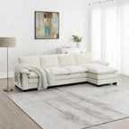 Harper&Bright Designs Modern L-shaped Chenille Cloud Sofa with Double Seat
