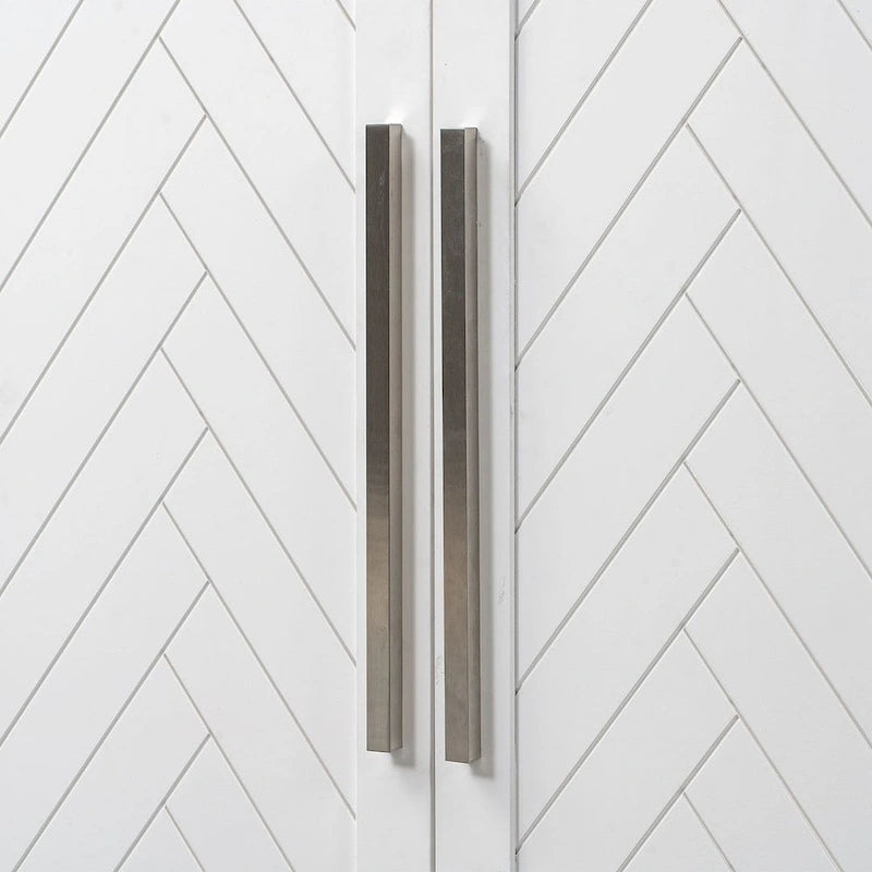 60 Dining Buffet And Sideboard with 4 Doors, Adjustable Shelves, and Handles