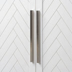 60 Dining Buffet And Sideboard with 4 Doors, Adjustable Shelves, and Handles