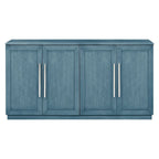 60 Dining Buffet And Sideboard with 4 Doors, Adjustable Shelves, and Handles
