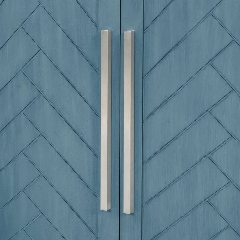 60 Dining Buffet And Sideboard with 4 Doors, Adjustable Shelves, and Handles