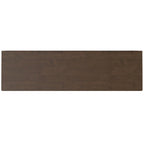 WYNDENHALL Pearson SOLID HARDWOOD 60 inch Wide Rectangle Modern 3 Door Sideboard Buffet / Storage Cabinet in Walnut Brown