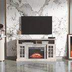 TVstand with electronicfireplace and remote control