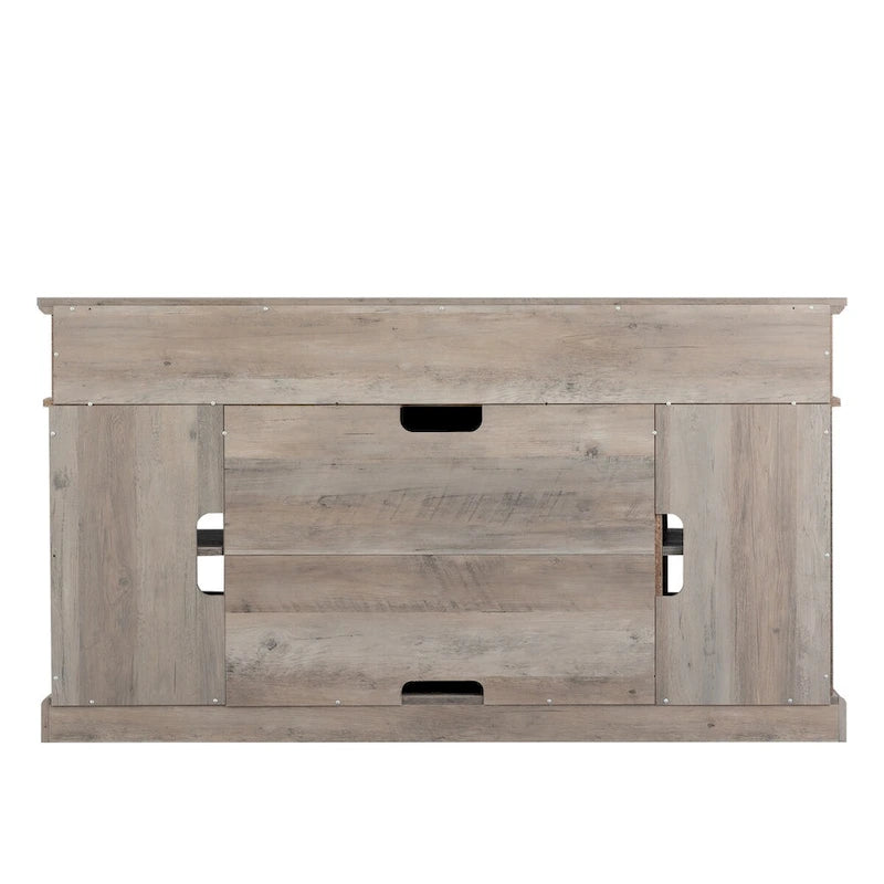 TVstand with electronicfireplace and remote control