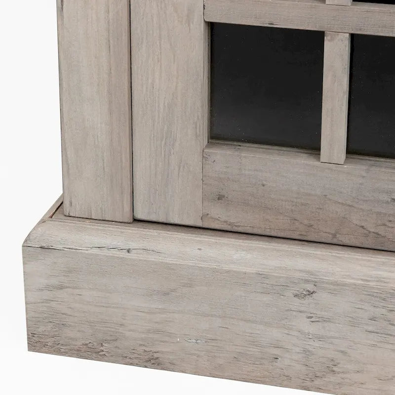 TVstand with electronicfireplace and remote control