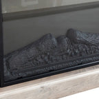 TVstand with electronicfireplace and remote control