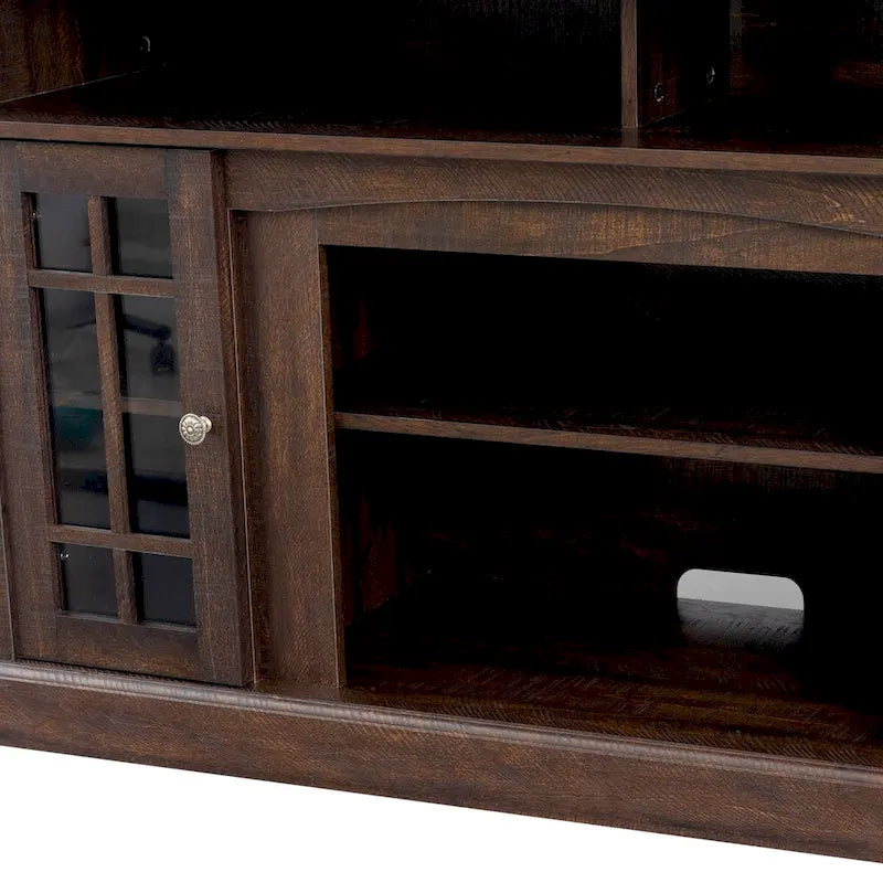 TVstand with electronicfireplace and remote control