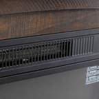 TVstand with electronicfireplace and remote control