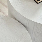 Veneer side table coffee table set of 2