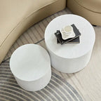 Veneer side table coffee table set of 2