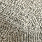 Villa by Classic Home Shades 18 Recycled Fabric Indoor/Outdoor Pouf