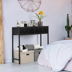 33.5 Modern Narrow Console Table with Drawers