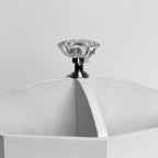 American Art Decor Swiveling Stationery Organizer - White