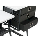 Studio Designs Eclipse Ultra Grey and White Wood Top Sewing Table