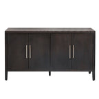 60 Modern 4-Door Sideboard with Solid Wood Legs