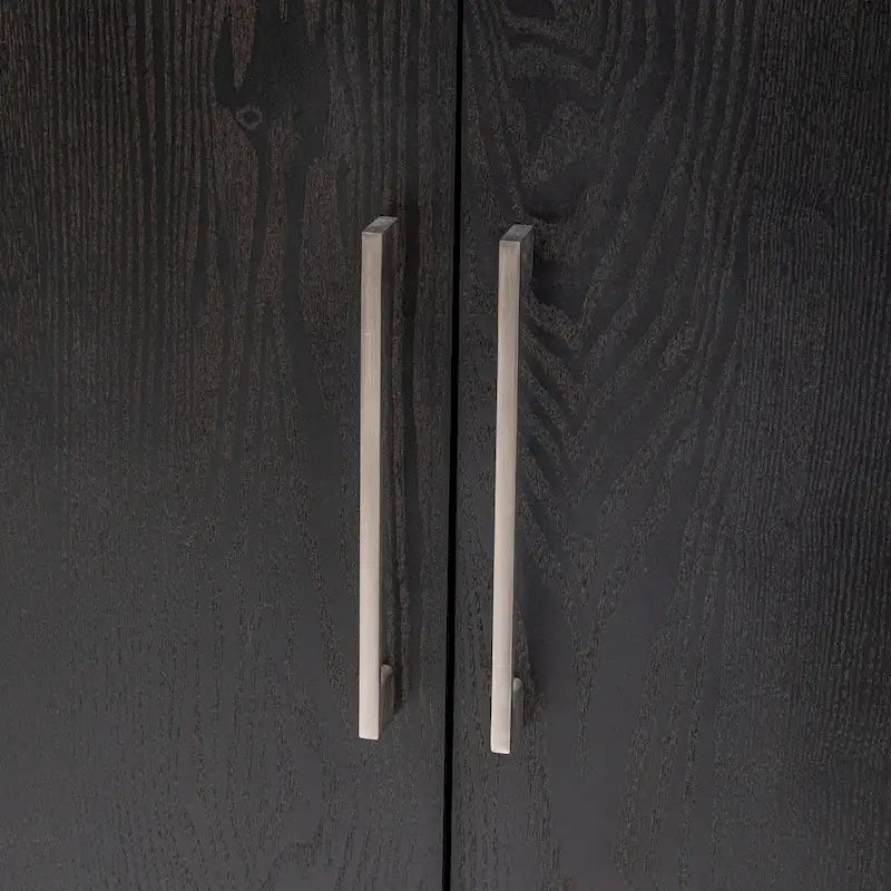 60 Modern 4-Door Sideboard with Solid Wood Legs