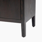 60 Modern 4-Door Sideboard with Solid Wood Legs