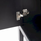 60 Modern 4-Door Sideboard with Solid Wood Legs