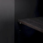 60 Modern 4-Door Sideboard with Solid Wood Legs