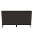 60 Modern 4-Door Sideboard with Solid Wood Legs