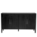 60 Modern 4-Door Sideboard with Solid Wood Legs