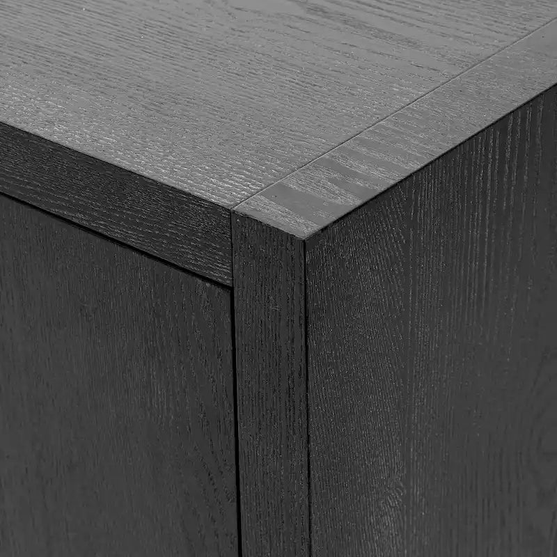 60 Modern 4-Door Sideboard with Solid Wood Legs