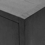 60 Modern 4-Door Sideboard with Solid Wood Legs