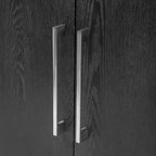 60 Modern 4-Door Sideboard with Solid Wood Legs