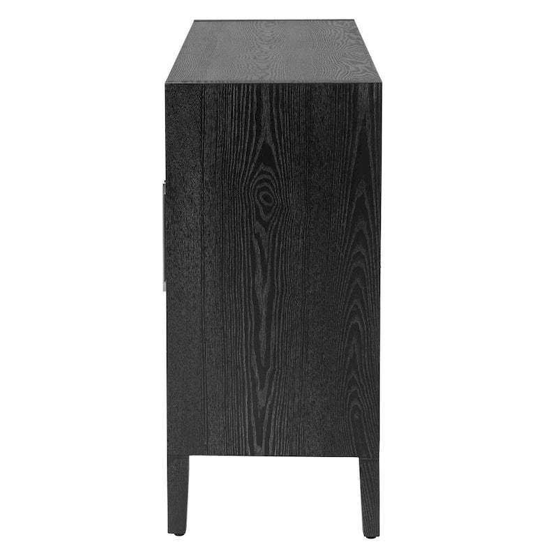 60 Modern 4-Door Sideboard with Solid Wood Legs