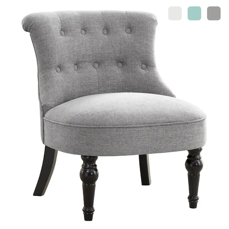 Living Room Armless Accent Comfy Chair