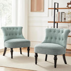Living Room Armless Accent Comfy Chair