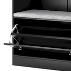 Merax 5-in-1 Entryway Hall Tree with Shoe Storage Bench