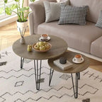 27.56 Round Nesting Coffee Table Set of 2