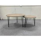 27.56 Round Nesting Coffee Table Set of 2