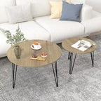 27.56 Round Nesting Coffee Table Set of 2