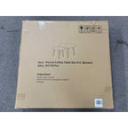 27.56 Round Nesting Coffee Table Set of 2