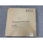 27.56 Round Nesting Coffee Table Set of 2