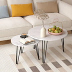 27.56 Round Nesting Coffee Table Set of 2