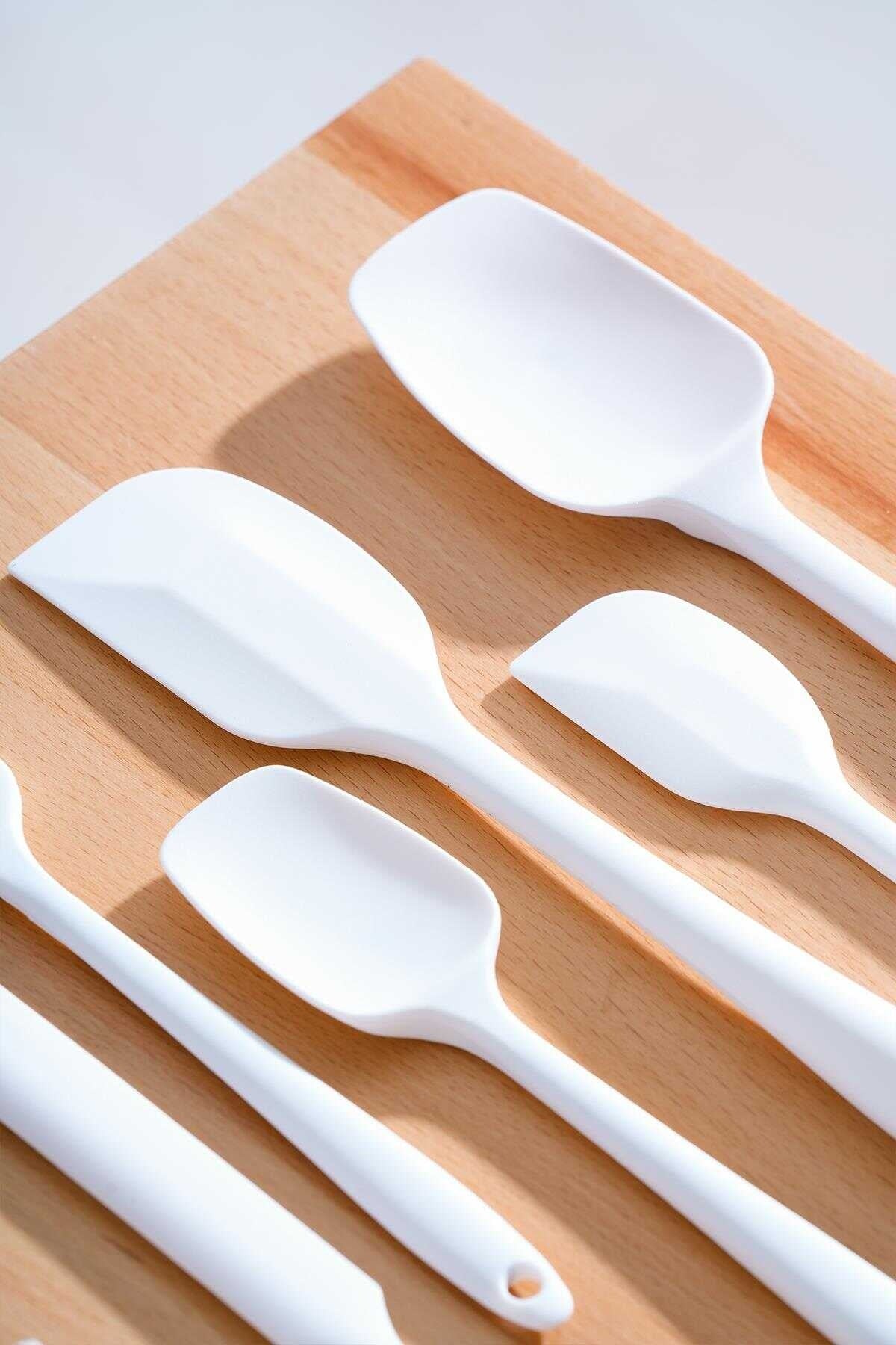 ACR 6-Piece Silicone Kitchen Utensil Set White