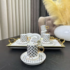 ACR Almond Espresso Set 12 Piece | 6 Person Gray