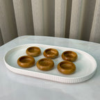 ACR BAMBOO MINI SAUCE DISH 6-PIECE