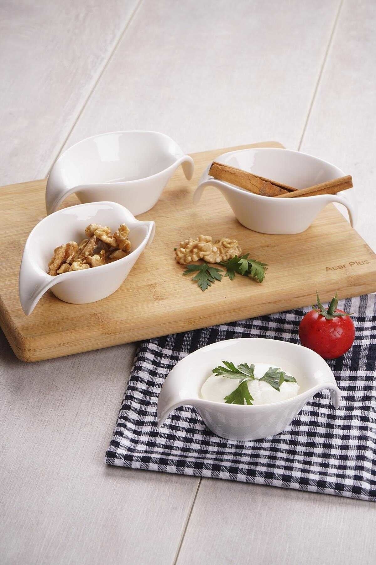 ACR Bianca Perla Snack Bowl 12 X 4 Cm (4 Pieces)