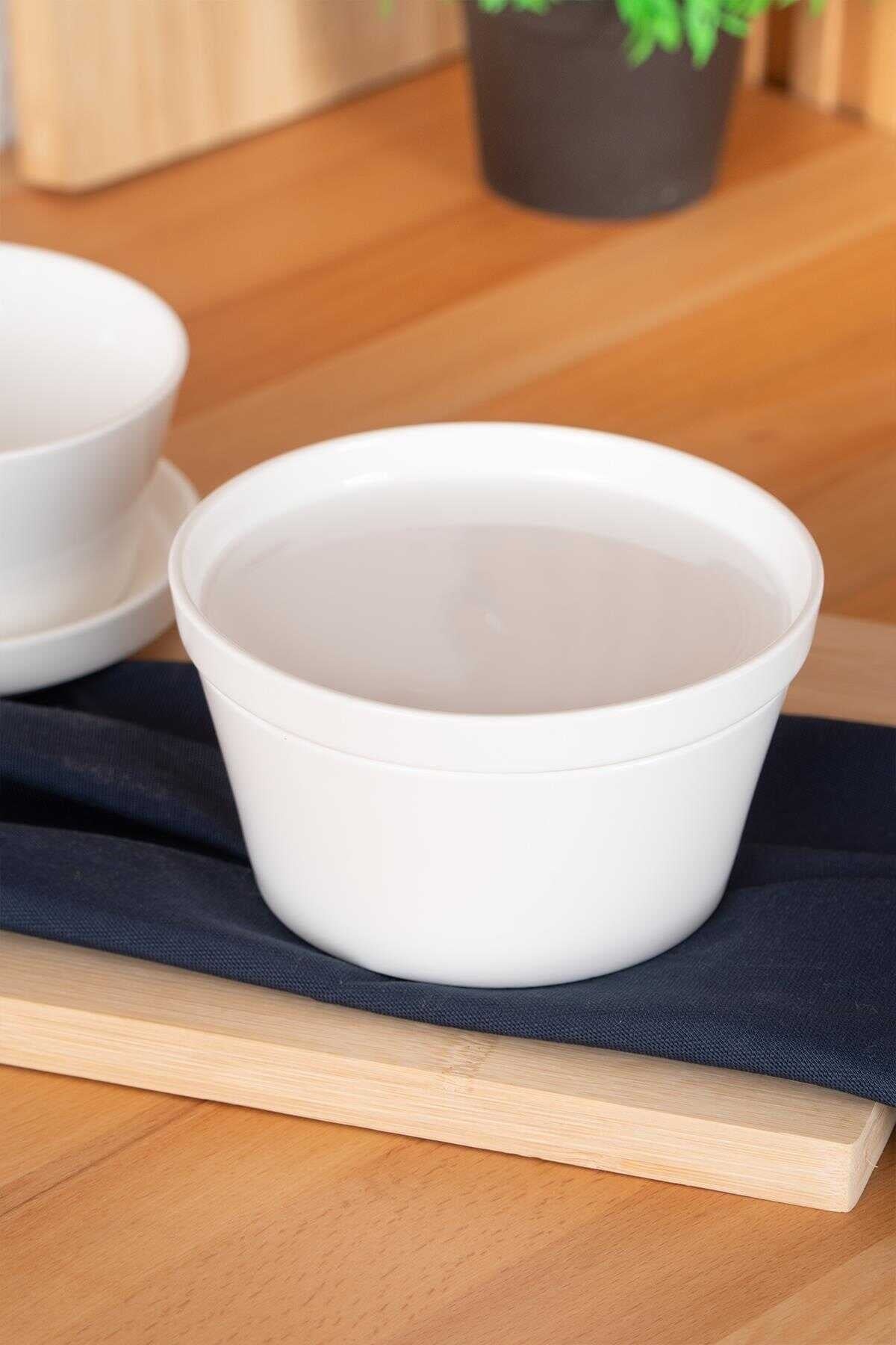 ACR BIANCO PERLA SERVING BOWL WITH LID 3-PIECE