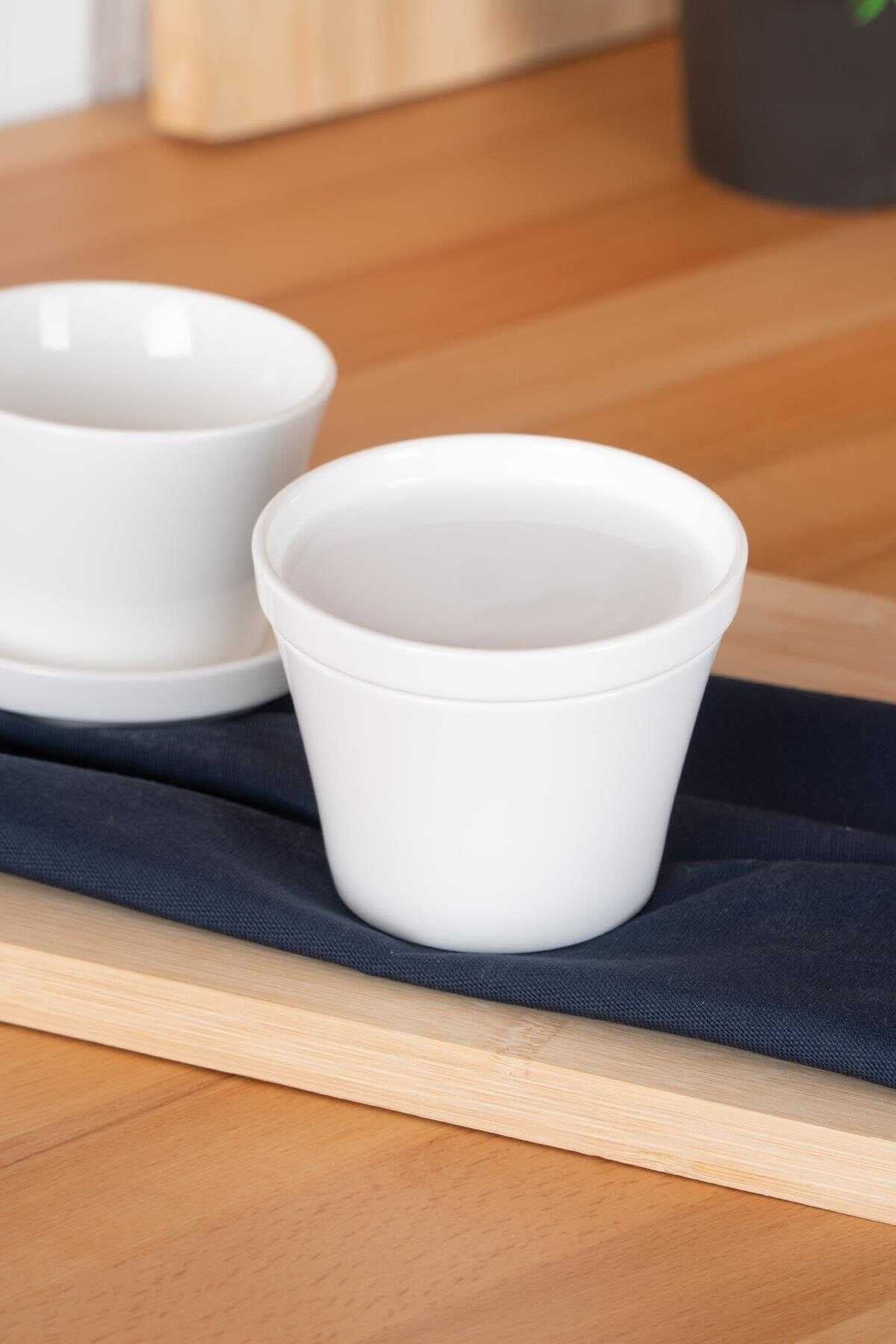 ACR BIANCO PERLA SERVING BOWL WITH LID 6-PIECE