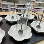 ACR Bianco Perla Tea Set 18 Piece | 6 Person Black